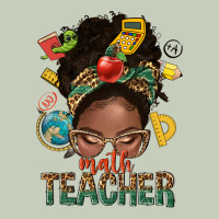 Math Teacher Life Afro Messy Bun Long Sleeve Tee | Teevron