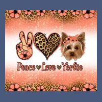 Peace Love Yorkie Vintage Hoodie | Teevron