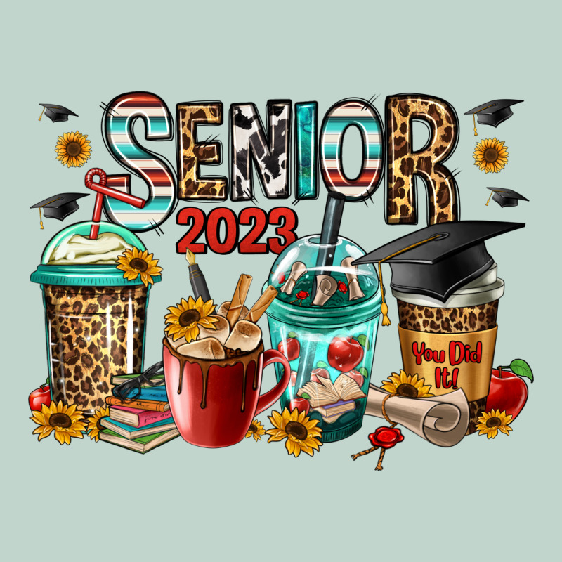 Senior 2023 Coffee Cups Zipper Hoodie by Jasminsmagicworld | Teevron