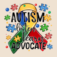 Autism Listen Learn Advocate Urban Heavy Tee | Teevron