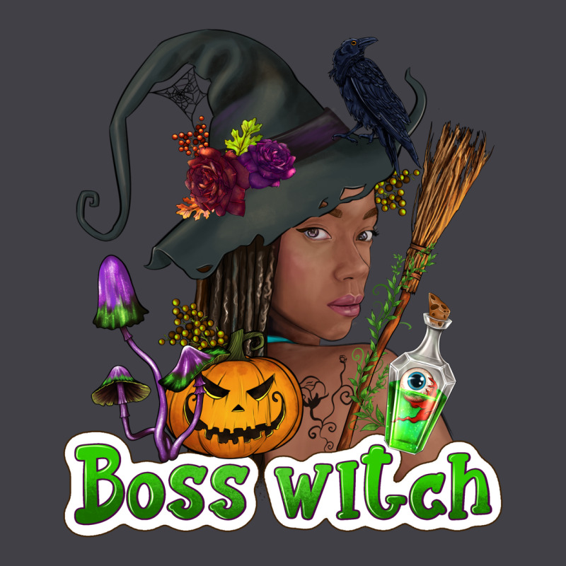 Boss Witch Afro Heavyweight Hoodie by NancyCooperArtShop | Teevron