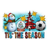 Tis The Season Christmas With Soccer Ball And Snowman | Teevron