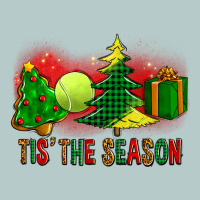 Tis The Season Christmas With Tennis Ball And Tree Cookie Heavy Core Tee | Teevron