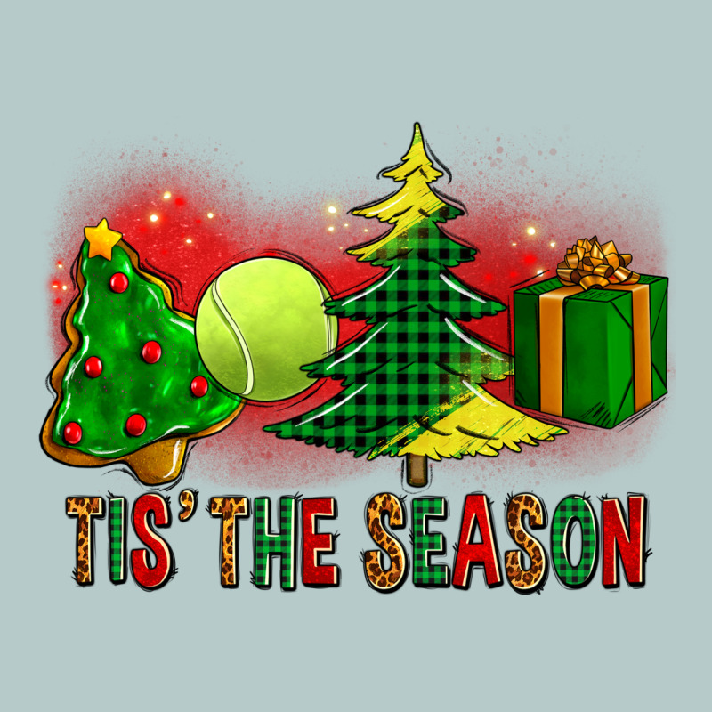 Tis The Season Christmas With Tennis Ball And Tree Cookie Heavy Core Tee by FaDigitalArtStudio | Teevron