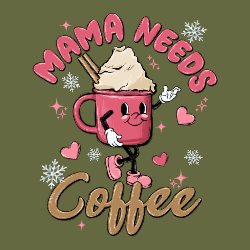 Mama Needs Coffee Long Sleeve Tee by MaliasSmallBusiness | Teevron