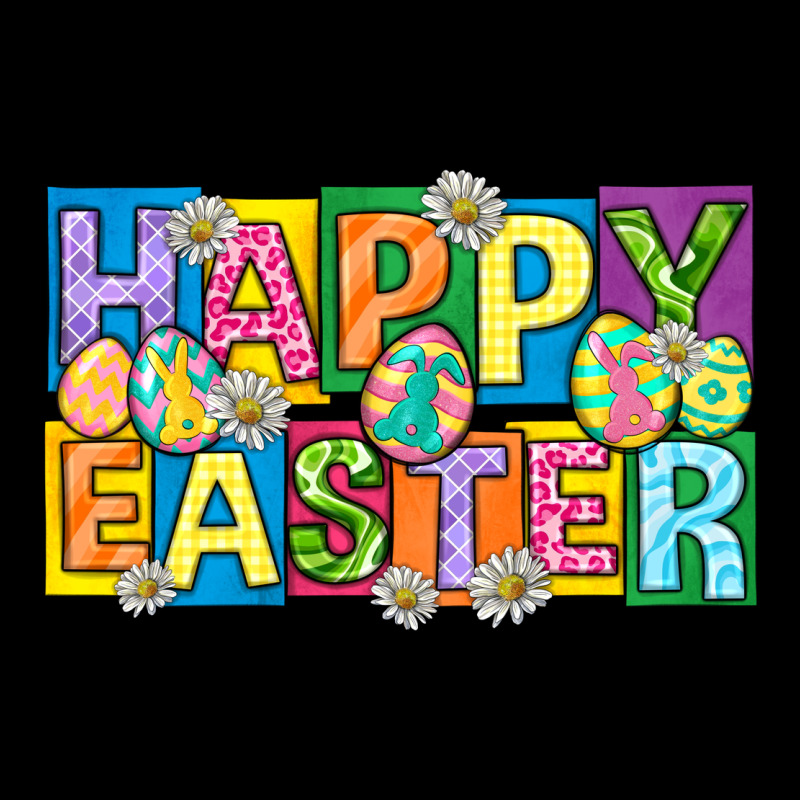 Happy Easter With Eggs Ladies Tee by Neo Western | Teevron