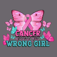 Cancer Picked The Wrong Girl Cancer Awareness Premium Sweatshirt | Teevron
