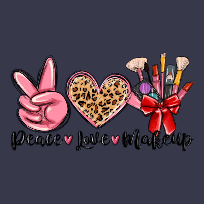 Peace Love Makeup Long Sleeve Tee by MaliasSmallBusiness | Teevron
