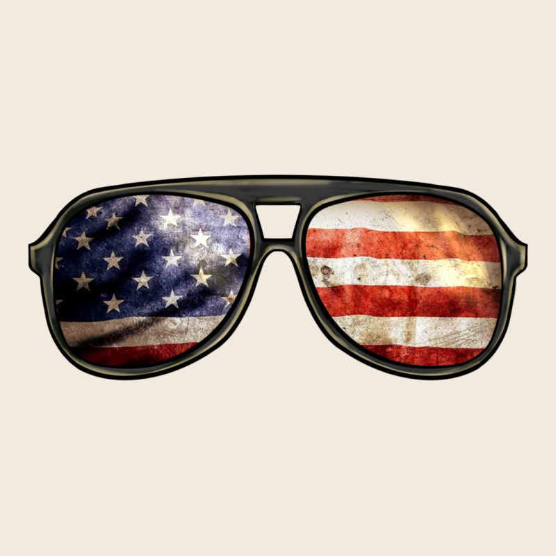 Amerıcan Flag Glasses Zipper Hoodie by BarkalooDesign | Teevron