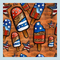 Patriotic Popsicles Seamless Pattern Ladies Tee | Teevron