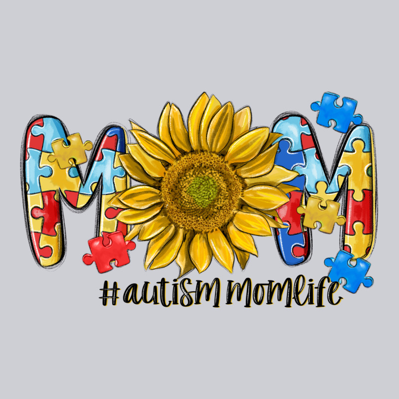 Autism Mom Life Sunflower Heavyweight Sweatshirt by MaliasSmallBusiness | Teevron