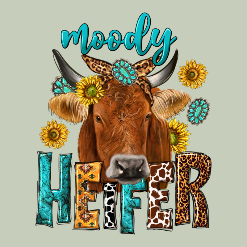 Moody Cow Long Sleeve Tee by NancyCooperArtShop | Teevron