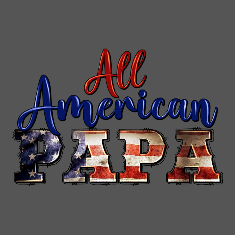 All American Papa Zipper Hoodie by BarkalooDesign | Teevron