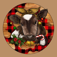 Christmas Baby Cow Vintage Hoodie | Teevron
