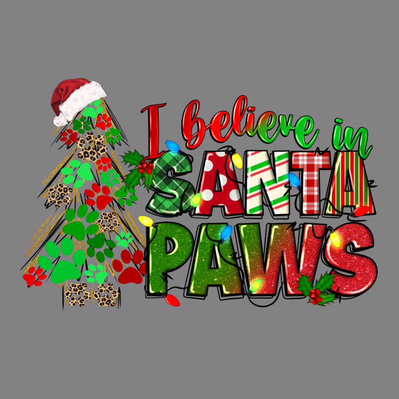 I Believe In Santa Paws Heavyweight Hoodie by texasbilliewilder | Teevron