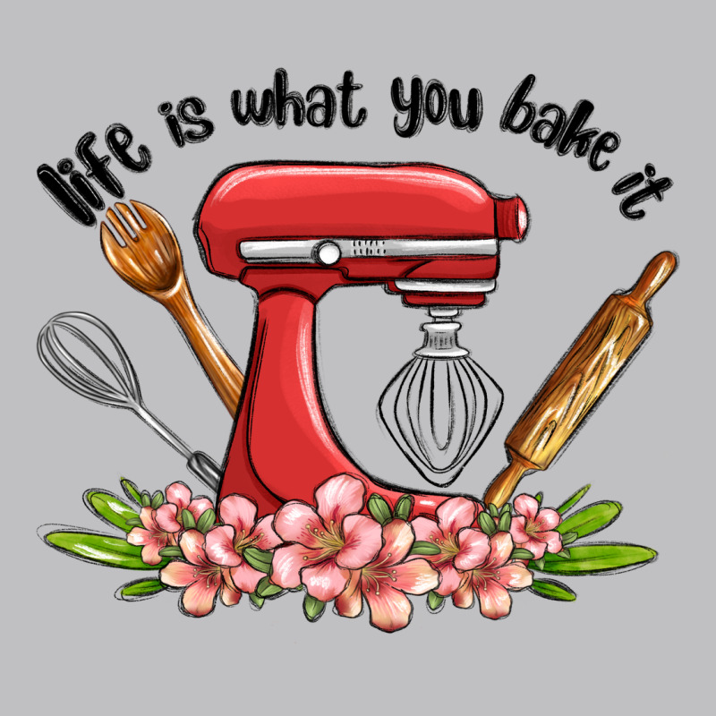 Life Is What You Bake It Long Sleeve Tee by MaliasSmallBusiness | Teevron