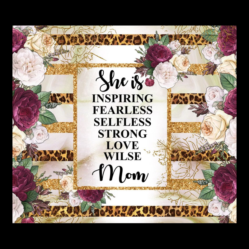 Mother's Day She Is Inspiring Fearless Selfless Strong Love Wilse Mom  Premium Sweatshirt by TumblerDesignByShophia | Teevron
