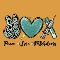 Peace Love Phlebotomy Urban Heavy Tee | Teevron