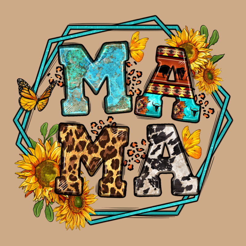Sunflowers Hexagon Frame Mama Vintage Hoodie by Jasminsmagicworld | Teevron