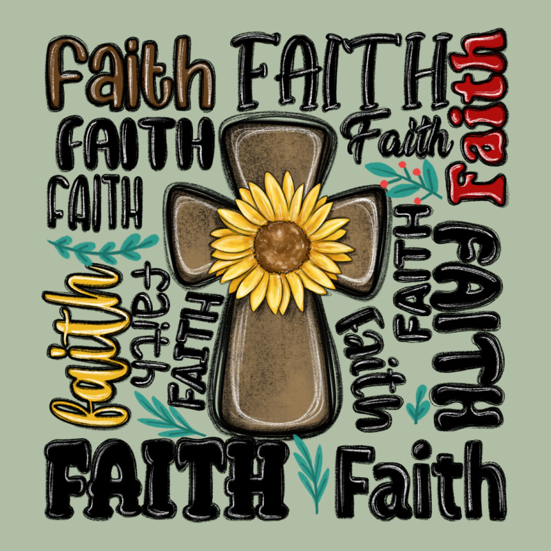 Faith Cross Urban Heavy Tee by MaliasSmallBusiness | Teevron