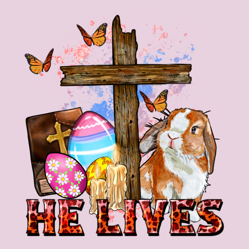 He Lives Easter Day Ladies Tee by CowGirlArtShop | Teevron
