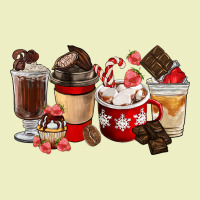 Chocolate Love Coffee Cups Urban Hoodie | Teevron