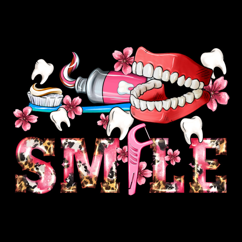 Smile With Teeth And Brush Premium Tee by AdoDesignShop | Teevron
