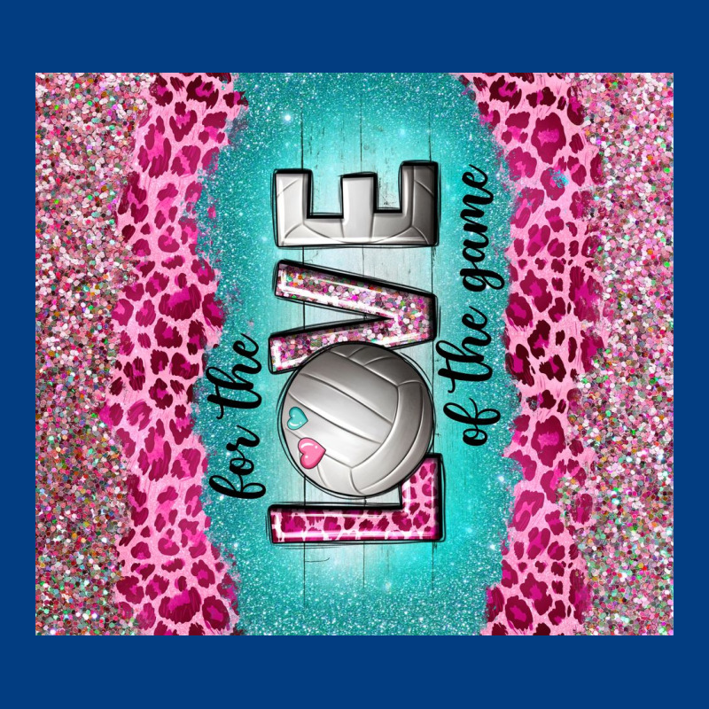 For The Love Of The Game With Volleyball Tumbler Tbs Premium Sweatshirt by TumblerDesignByShophia | Teevron