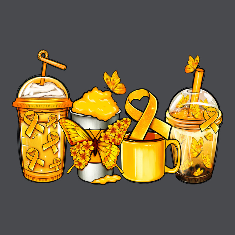 Childhood Cancer Coffee Zipper Hoodie by Jasminsmagicworld | Teevron