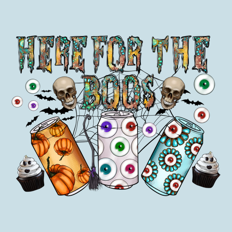 Here For The Boos Ladies Tee by CowhideDigitalArt | Teevron
