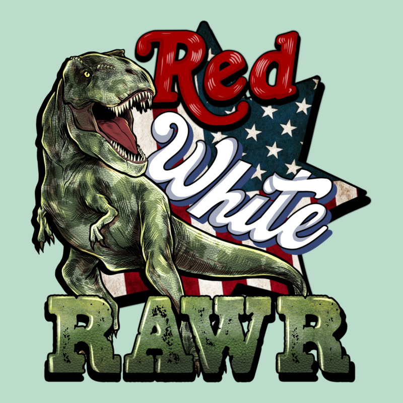 Red White Rawr 4th Of July Premium Hoodie by HowdyJamesFarm | Teevron