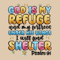 God Is My Refuge And My Fortress Under His Wings Heavyweight Sweatshirt | Teevron