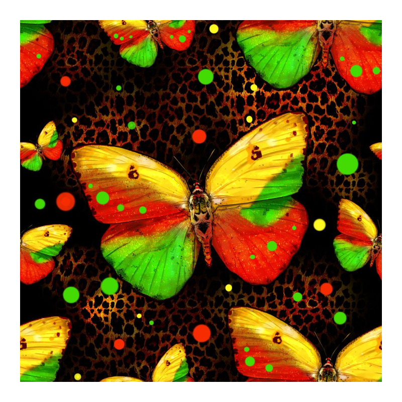 Juneteenth Butterflies Seamless Pattern Ladies Tee by HRA Design Shop | Teevron