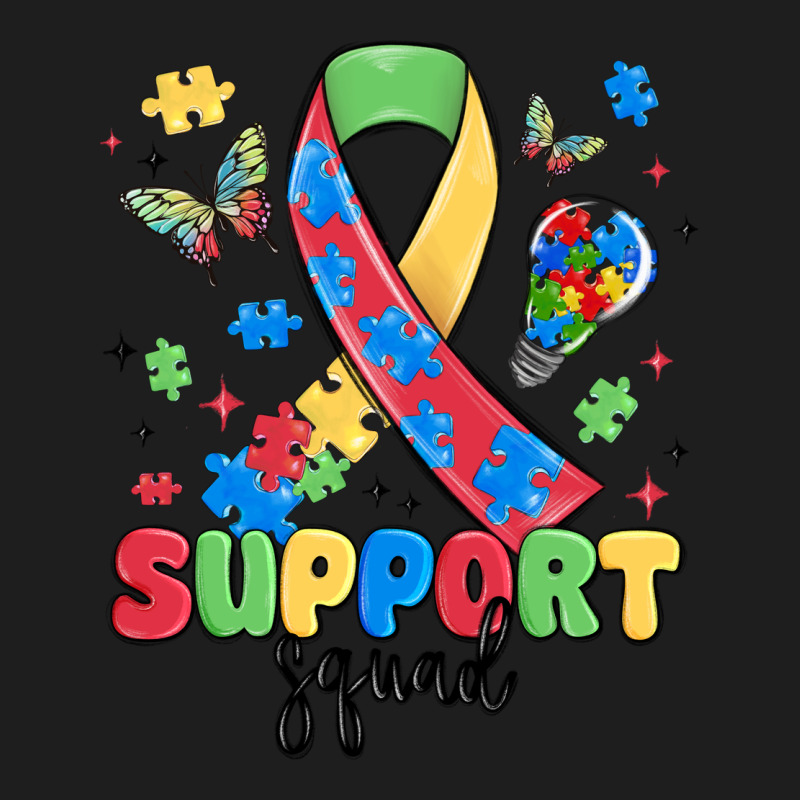 Support Squad Autism Classic Tee by MaliasSmallBusiness | Teevron