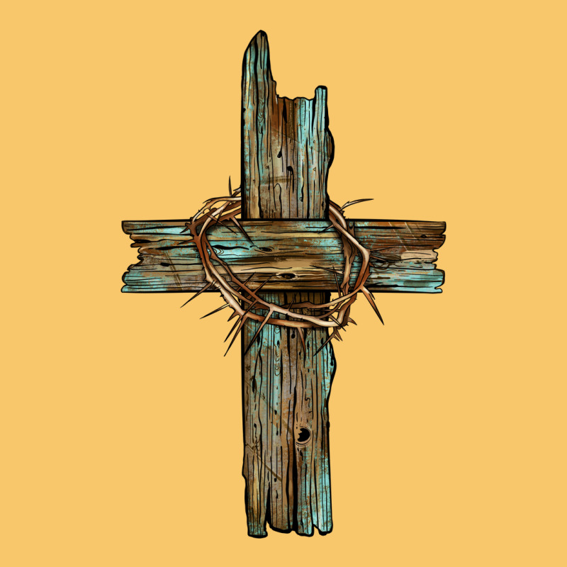 Cross With Thorn Vintage Hoodie by BarkalooDesign | Teevron