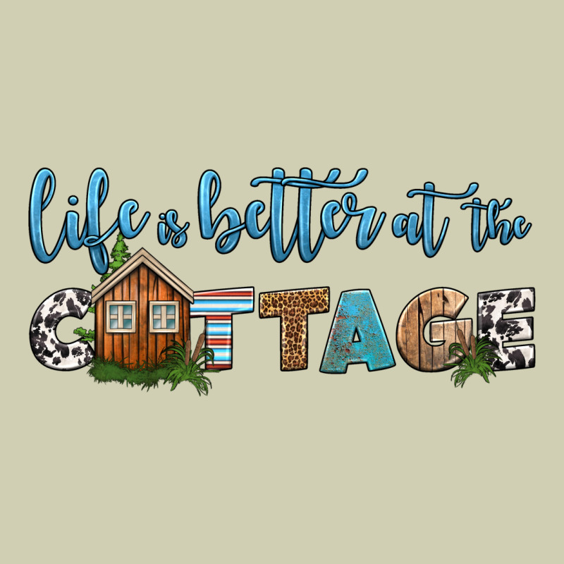Life Is Better At The Cottage Heavy Core Tee by HRA Design Shop | Teevron