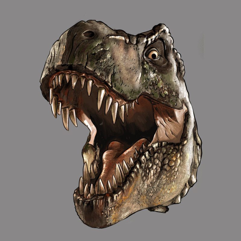 Tyrannosaurus T Rex Face Vintage Tee by LillyAllenDesigns | Teevron