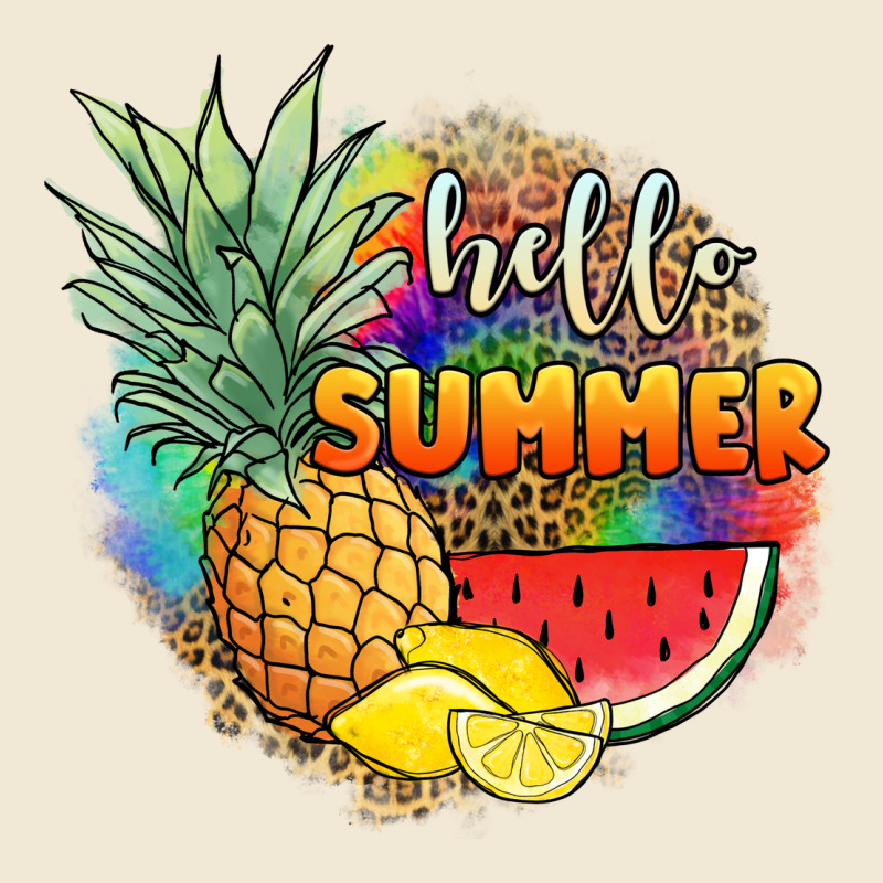 Hello Summer Pineapple Ladies Tee by JahusDesignShop | Teevron