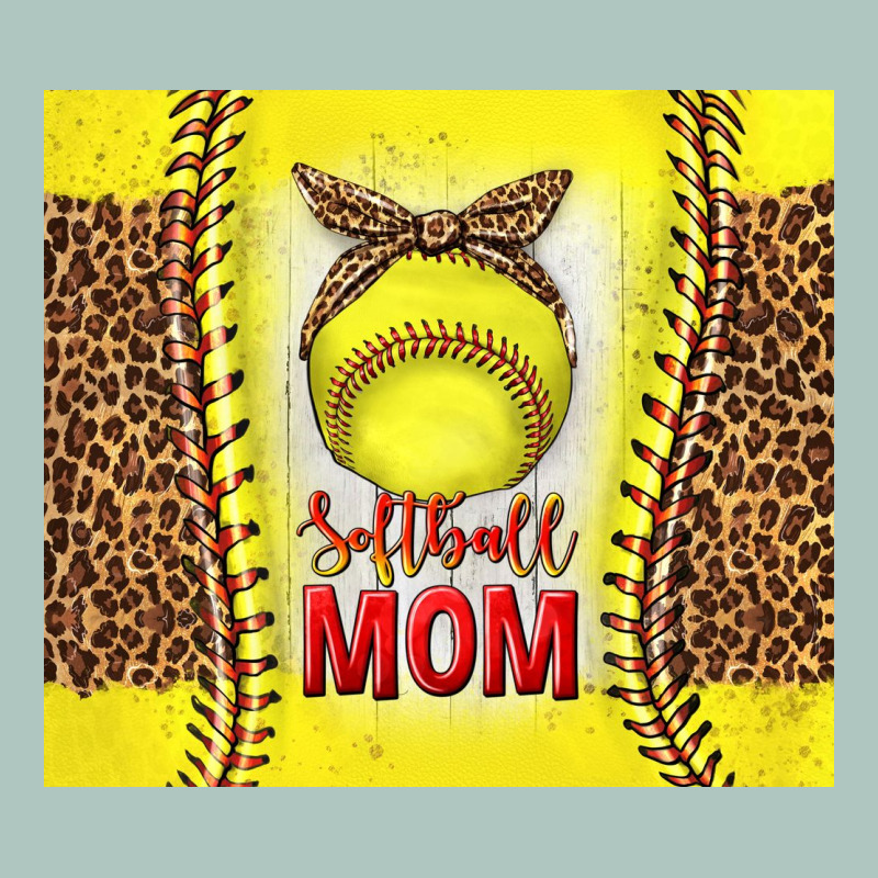 Softball With Leopard Tumbler Tbs Premium Sweatshirt by TumblerDesignByShophia | Teevron