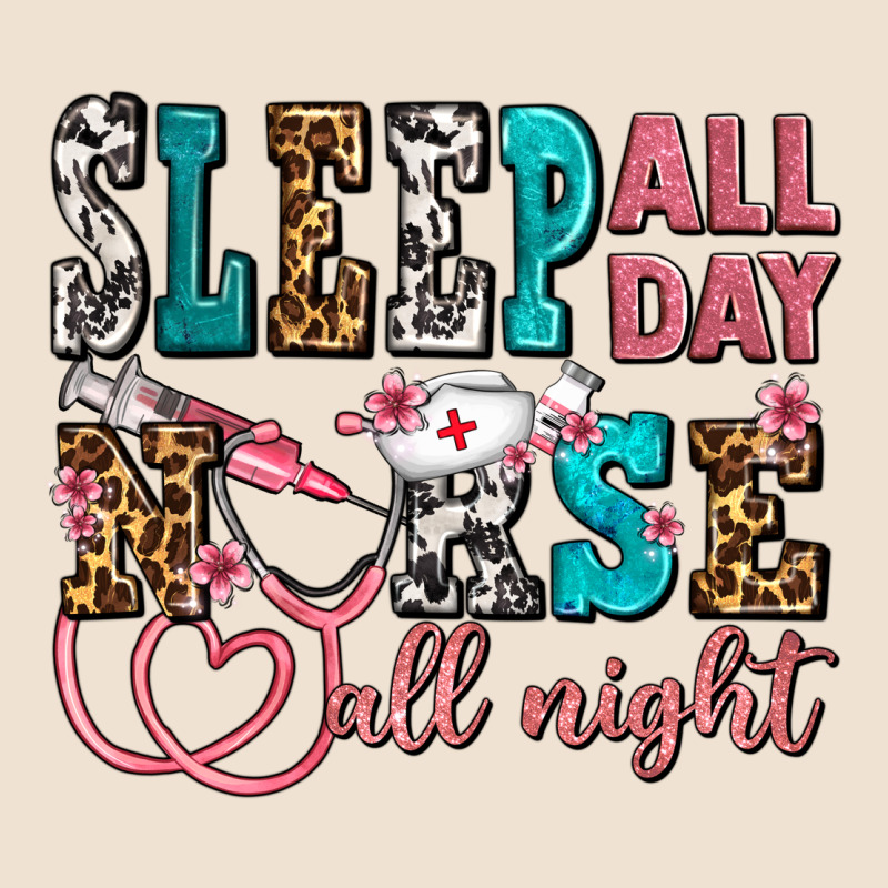 Sleep All Day Nurse All Night Urban Heavy Tee by AdoDesignShop | Teevron