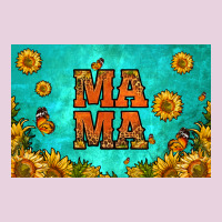 Sunflowers Mama Skinny Metal Can Holder Ladies Tee | Teevron