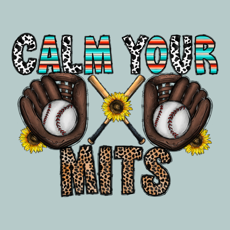 Calm Your Mits Baseball Heavy Core Tee by CowhideDigitalArt | Teevron