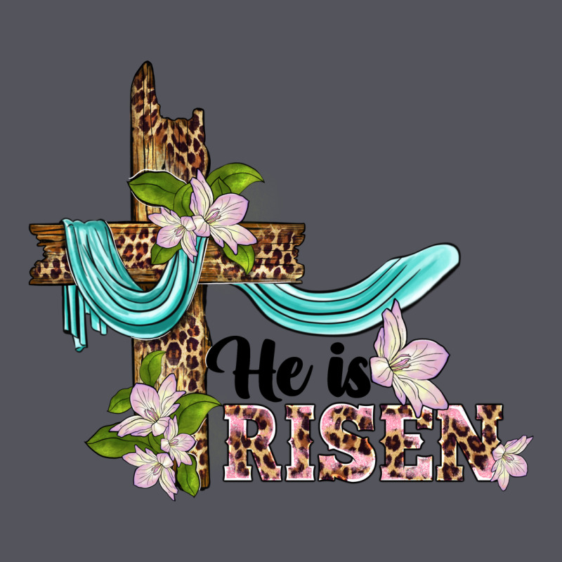 He Is Risen Cross Vintage Hoodie by BarkalooDesign | Teevron