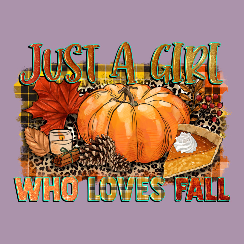 Just A Girl Who Loves Fall Heavyweight Hoodie by NancyCooperArtShop | Teevron