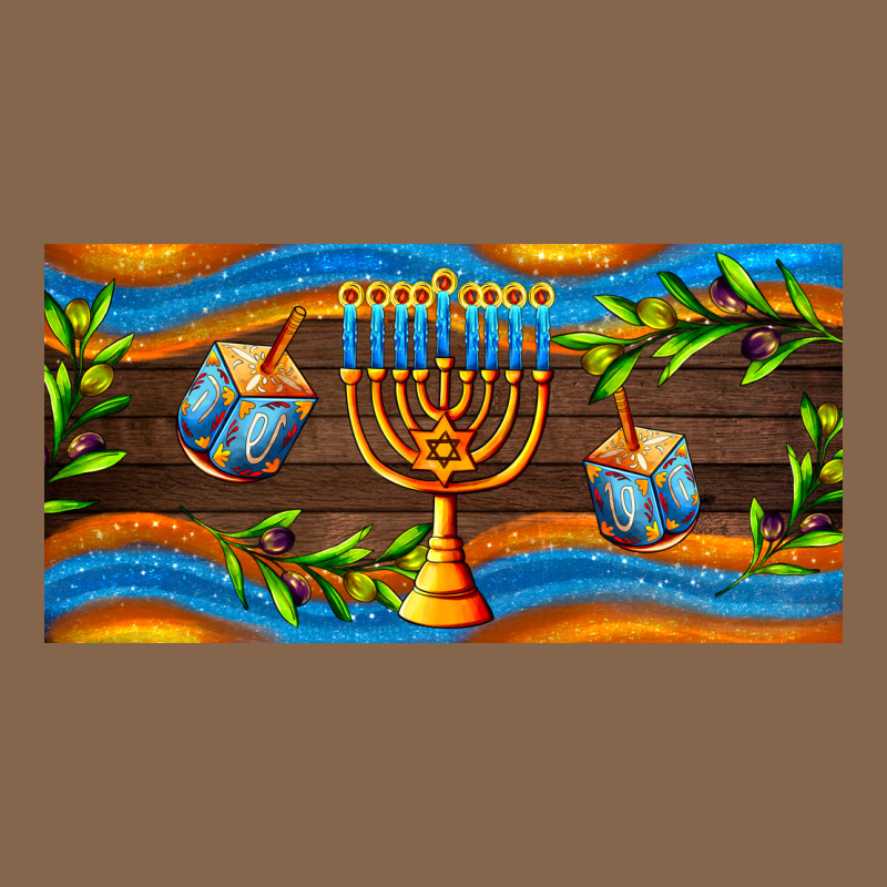 Hanukkah With Candlestick Premium Tee by AdoDesignShop | Teevron