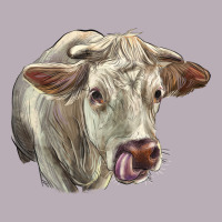 Charolais Cattle Face Vintage Tee | Teevron