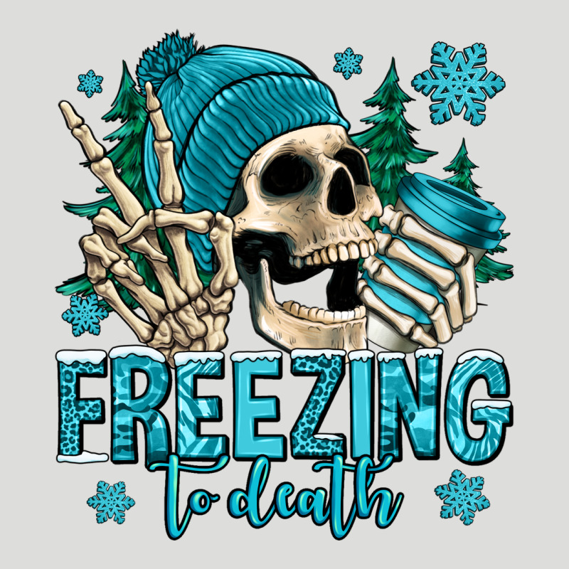 Freezing To Death Winter Skull Zipper Hoodie by Jasminsmagicworld | Teevron