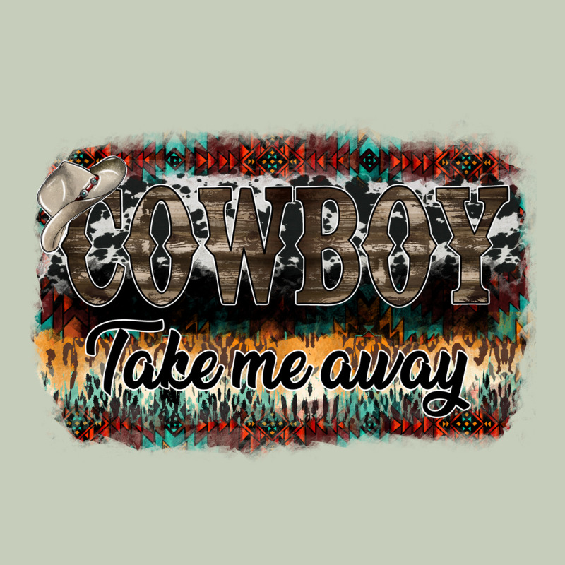 Cowboy Take Me Away Ladies Tee by SublimationCraftShop | Teevron