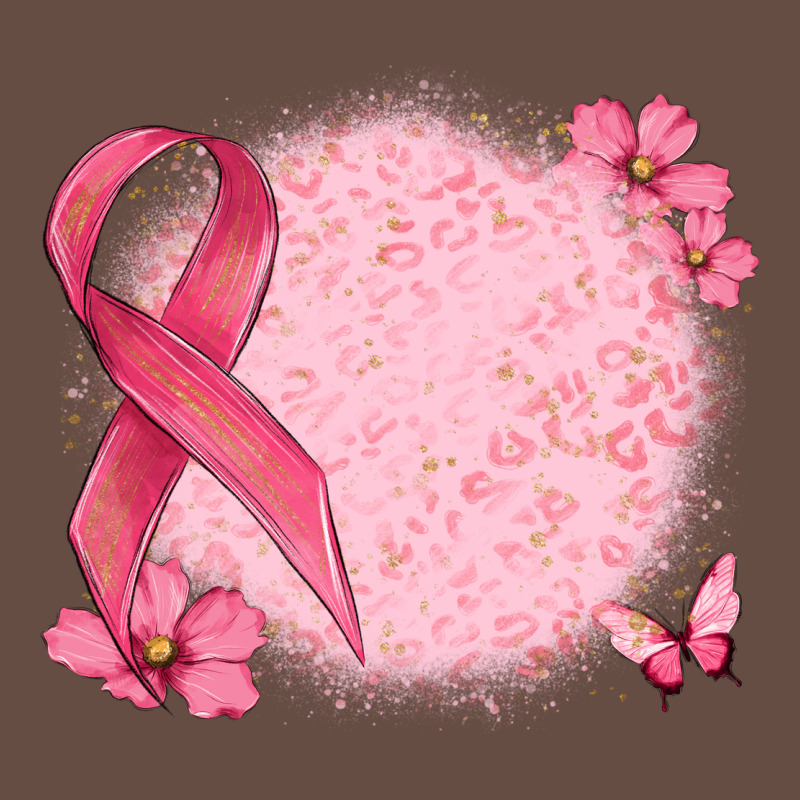 Customized Breast Cancer Ribbon And Background Long Sleeve Tee by MaliasSmallBusiness | Teevron