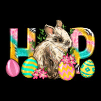 Hop Rabbit Easter Ladies Tee | Teevron
